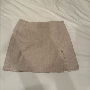 Princess Polly Women's Mini Skirt Cream Color